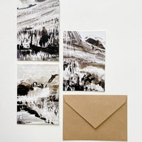 Graphic Monochrome  |  Set of Folded Cards