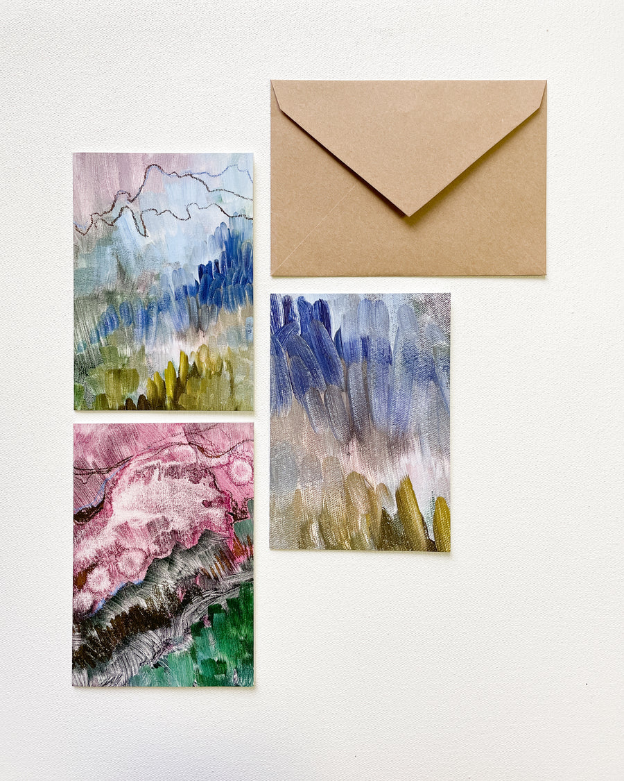 Abstract Play  |  Set of Folded Cards