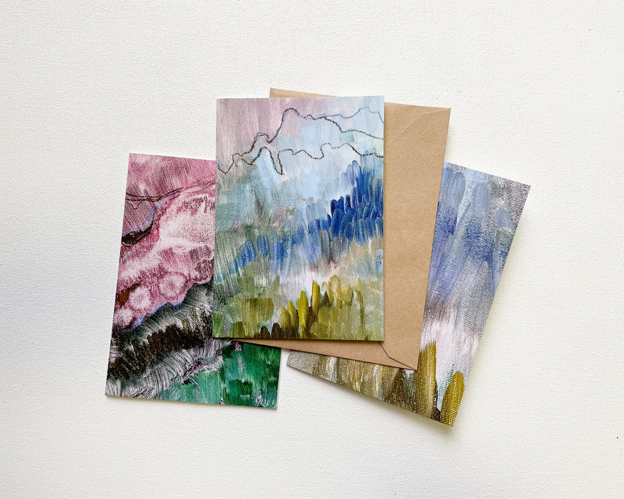 Abstract Play  |  Set of Folded Cards